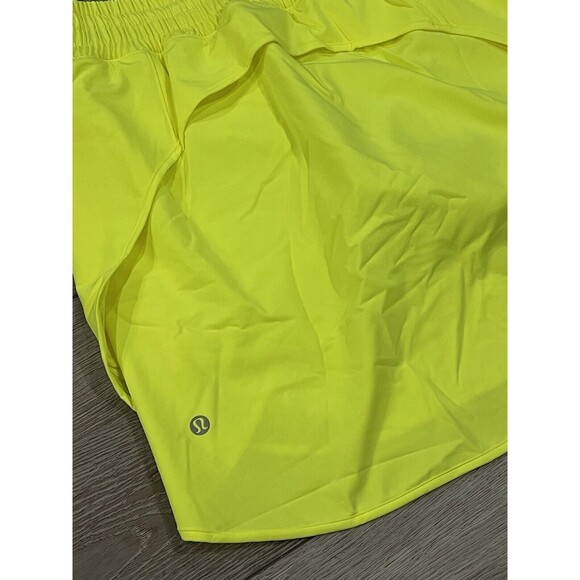 Lululemon Hotty Hot Skort Womens 2 HIYE Highlighter Yellow Golf Tennis NWT - Picture 12 of 12
